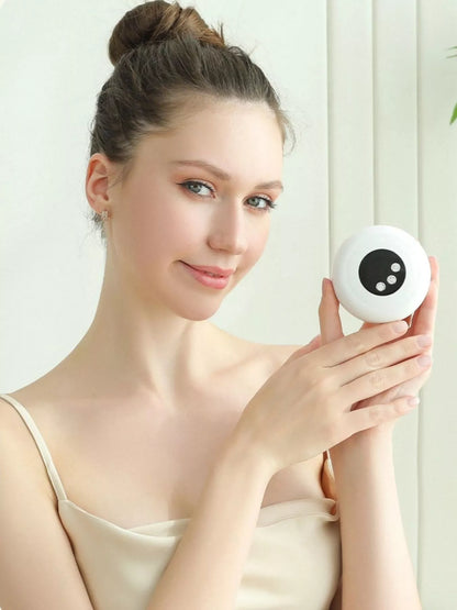 White portable electric nail buffer polisher by Trendsi, compact and handheld for smooth, shiny nails.