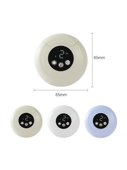 White portable electric nail buffer polisher from Trendsi, compact design for smooth and shiny manicures.