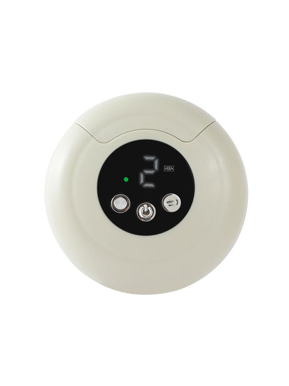 White portable electric nail buffer polisher by Trendsi, compact design with multiple polishing surfaces for manicures.
