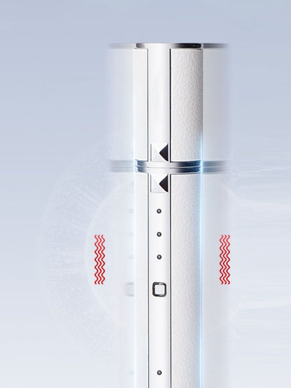 White portable facial beauty device by Trendsi, compact design for skincare, shown on a clean surface.