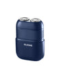 White portable mini electric shaver by Trendsi, compact design with a sleek handle suitable for travel grooming.