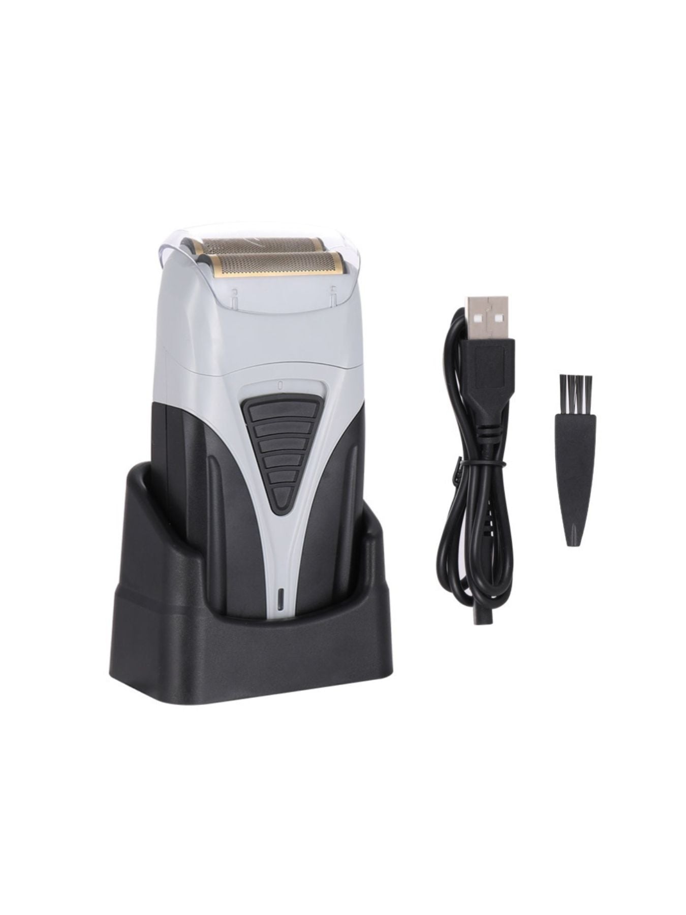 White waterproof foil shaver by Trendsi with a sleek design, ideal for close and comfortable shaving.