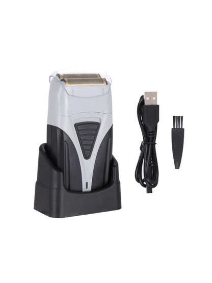 White waterproof foil shaver by Trendsi with a sleek design, ideal for close and comfortable shaving.