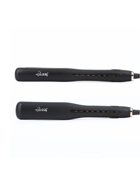 Trendsi adjustable temperature hair straightener with wide North American plug and sleek design for styling hair.