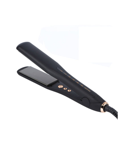 Trendsi adjustable temperature hair straightener with wide North American plug, featuring ceramic plates and ergonomic handle.
