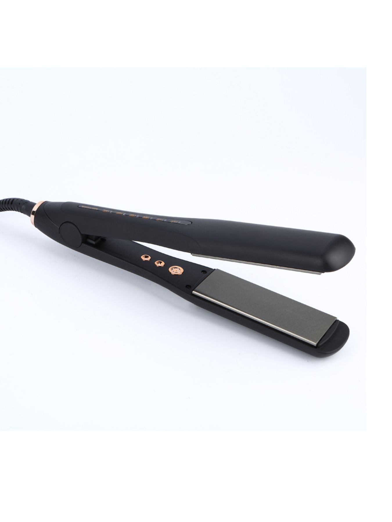 Trendsi adjustable temperature hair straightener with wide North American plug and sleek design for smooth, straight hair.