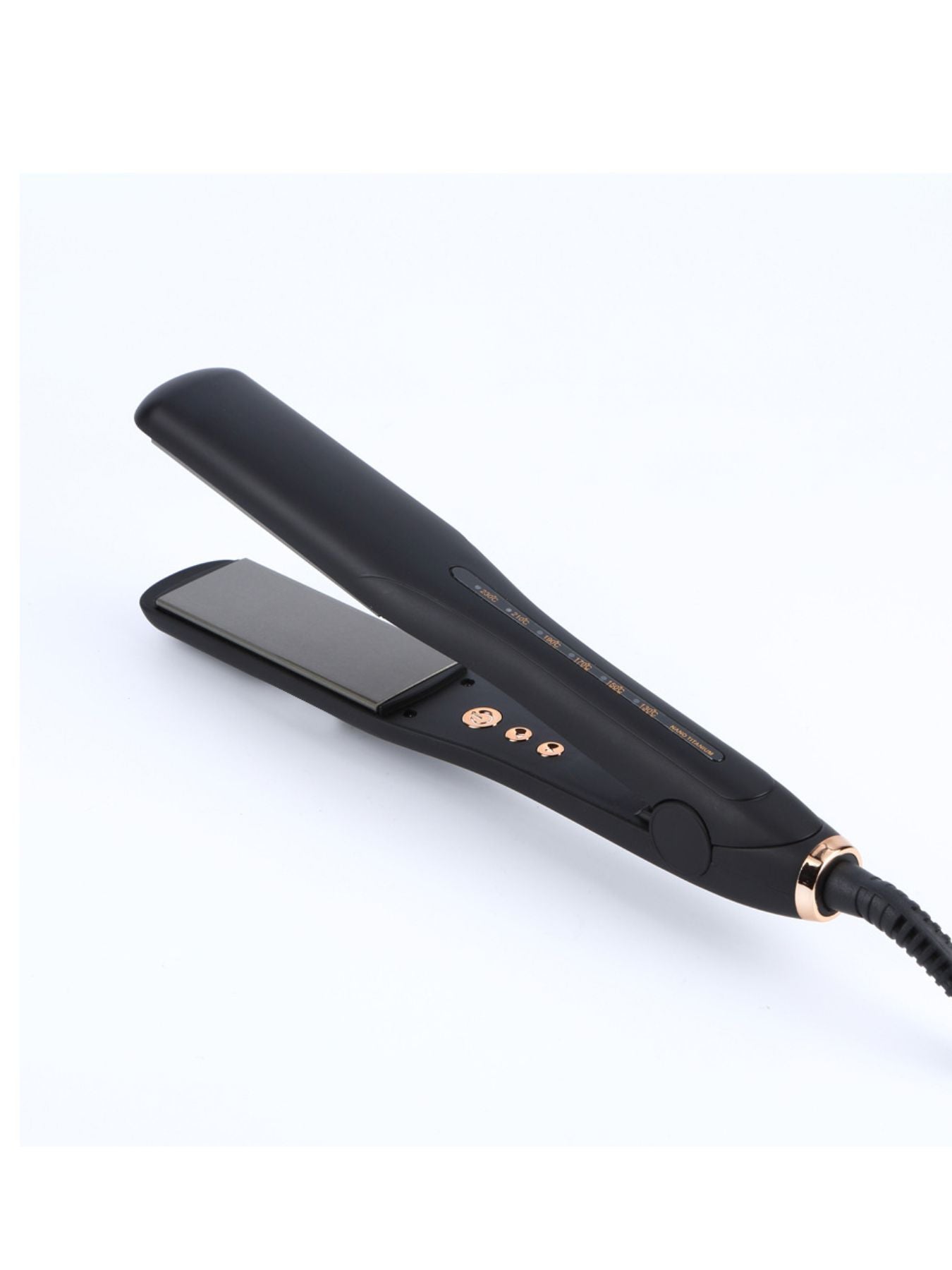 Trendsi adjustable temperature hair straightener with wide North American plug and sleek design for smooth, straight hair.