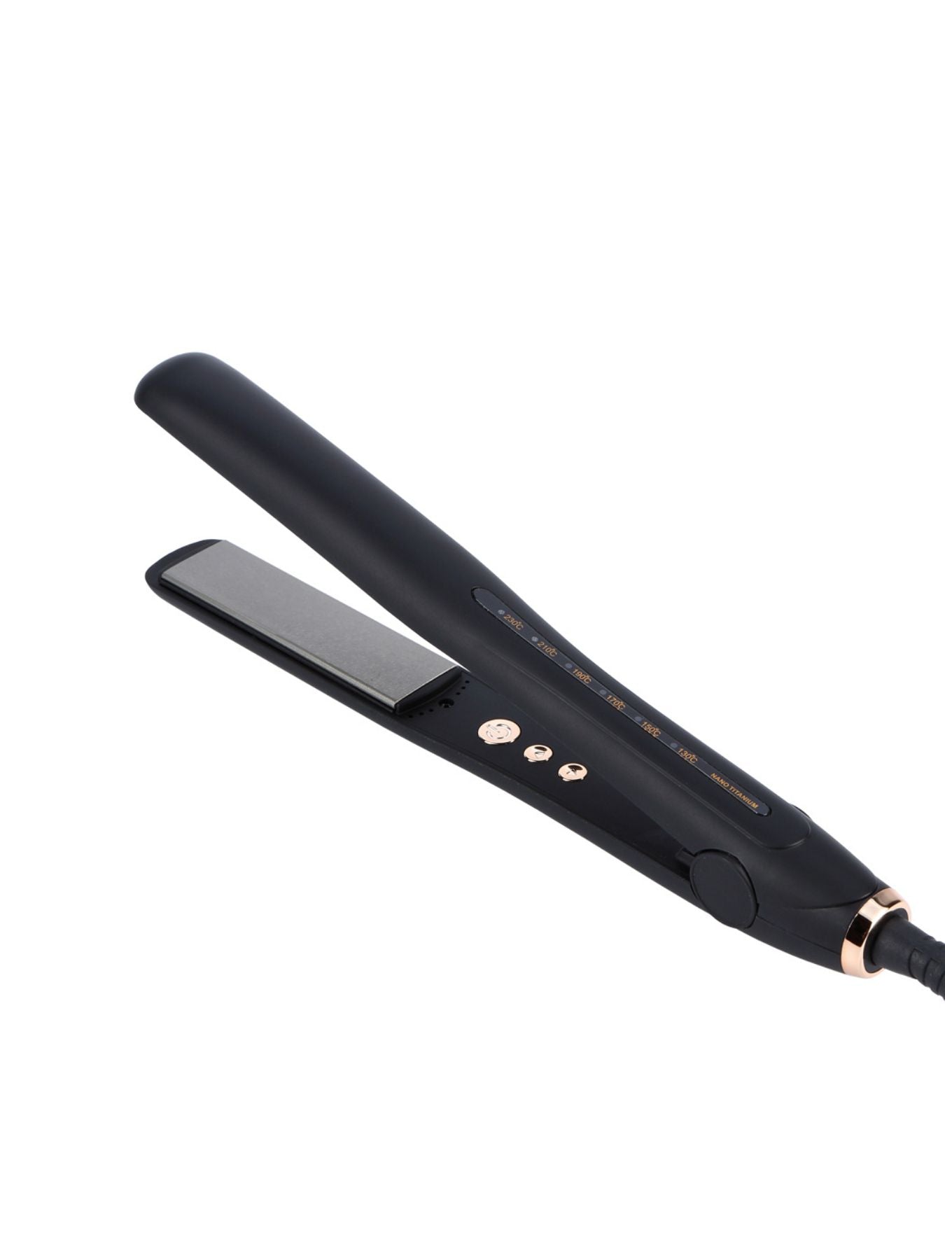 Trendsi adjustable temperature hair straightener with North American plug, featuring sleek design and ceramic plates for smooth styling.