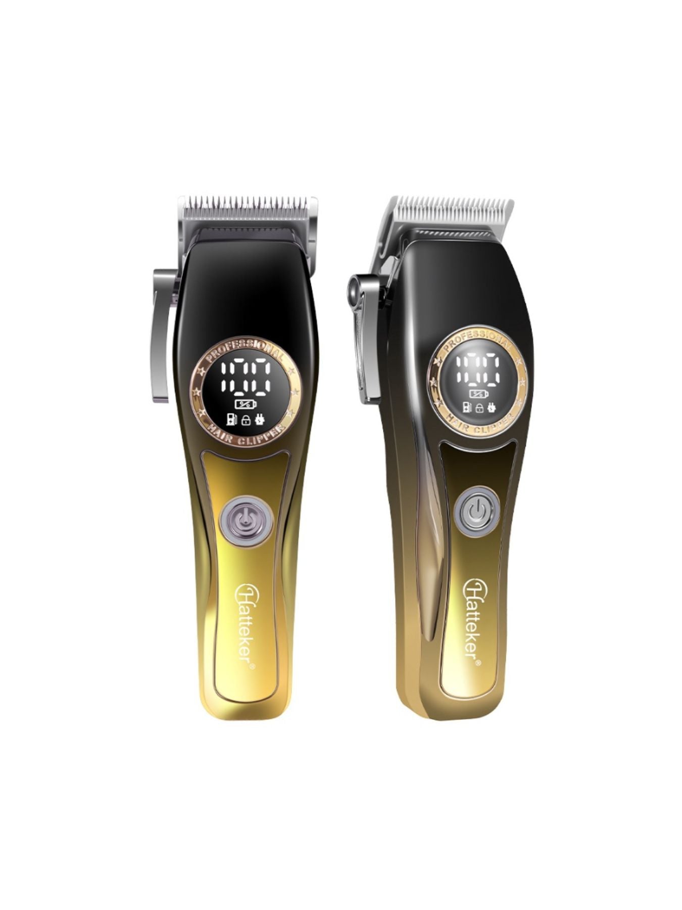 Yellow cordless hair clipper by Trendsi, compact design with adjustable blades for easy hair trimming.