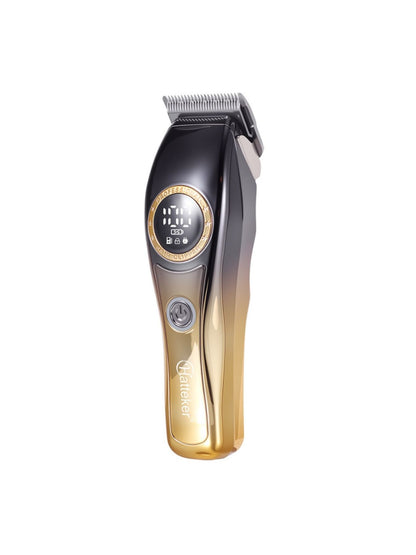 Yellow Trendsi cordless hair clipper with adjustable blades and ergonomic design, suitable for easy hair trimming.