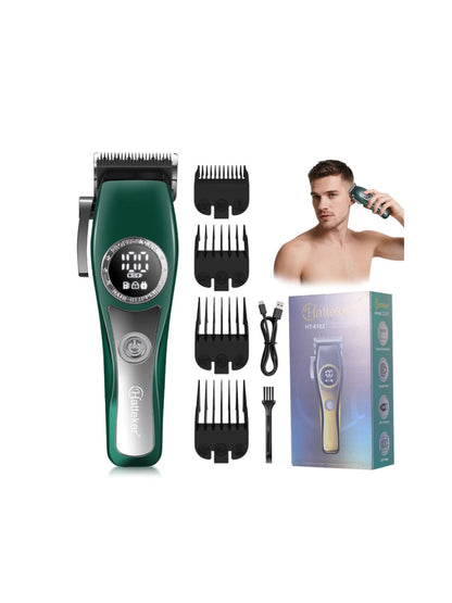 Yellow Trendsi cordless hair clipper with adjustable blades and ergonomic design for easy hair trimming.