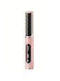 Yellow Trendsi fast heating hair straightening comb with ceramic plates for smooth, sleek hair styling.