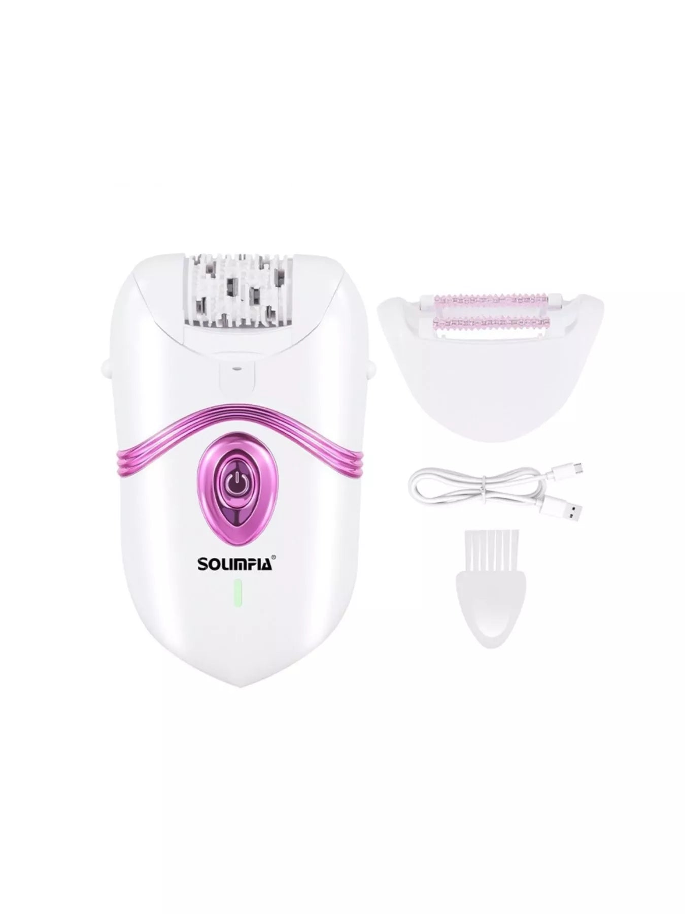 White cordless painless hair removal device by Trendsi, compact and easy to use for smooth skin.